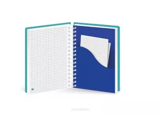 Kołozeszyt A5 Krata 80 kartek Black&Blue Interdruk - 3
