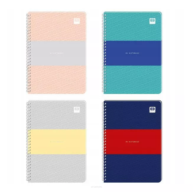 Kołozeszyt A5 Krata 80 kartek Black&Blue Interdruk smartkleks.pl