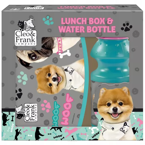 Zestaw Bidon Śniadaniówka Lunchbox DERFORM Cleo&Frank