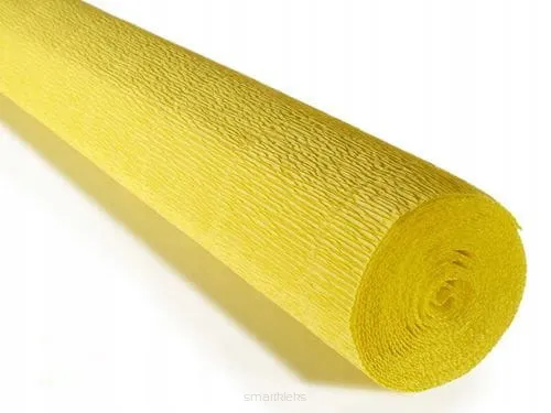 Krepina 50x250cm 180g żółta