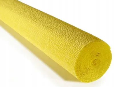 Krepina 50x250cm 180g żółta