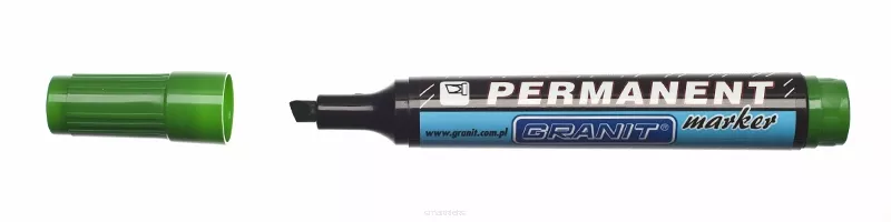 Marker wodoodporny ścięty Granit M861 zielony