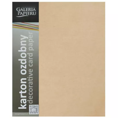 Karton Ozdobny Nature Ciemnobeżowy A4 Galeria Papieru 204726
