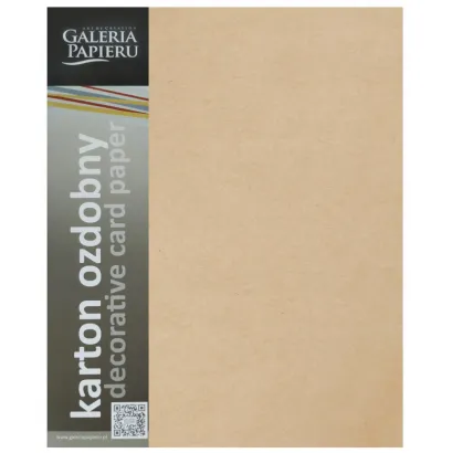 Karton Ozdobny Nature Ciemnobeżowy A4 Galeria Papieru 204726
