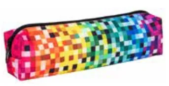 Piórnik Mały Prostokąt Saszetka Bez Wyposażenia Happy Color Pixi Rainbow