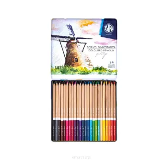 Kredki Ołówkowe 24 Kolory Astra - 3
