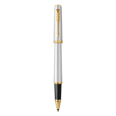 Parker Meridian Pióro kulkowe Lakier chromowany złote akcenty 2231386