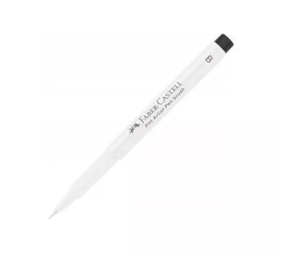 Pisak Pędzelkowy Faber-Castell Biały Pitt Artist B