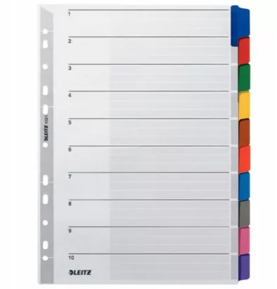 PRZEKŁADKI KARTONOWE A4/10K LEITZ