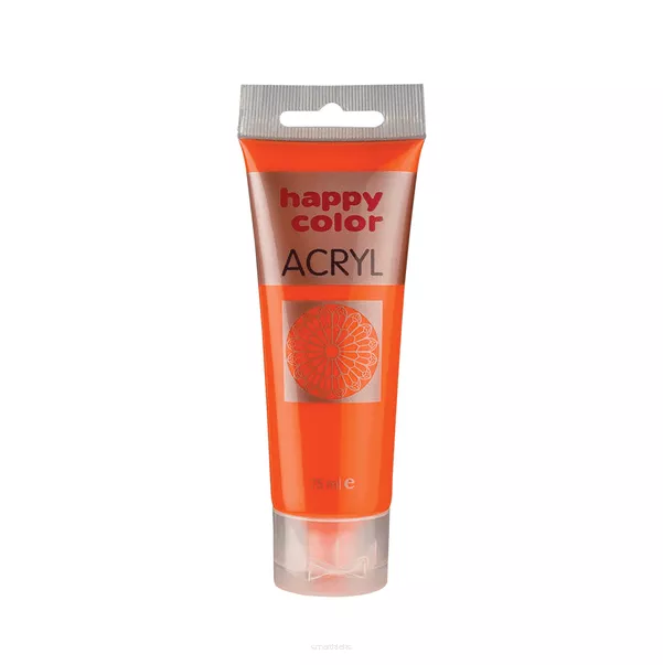 Farba Akrylowa Happy Color 75ml Pomarańczowy 4