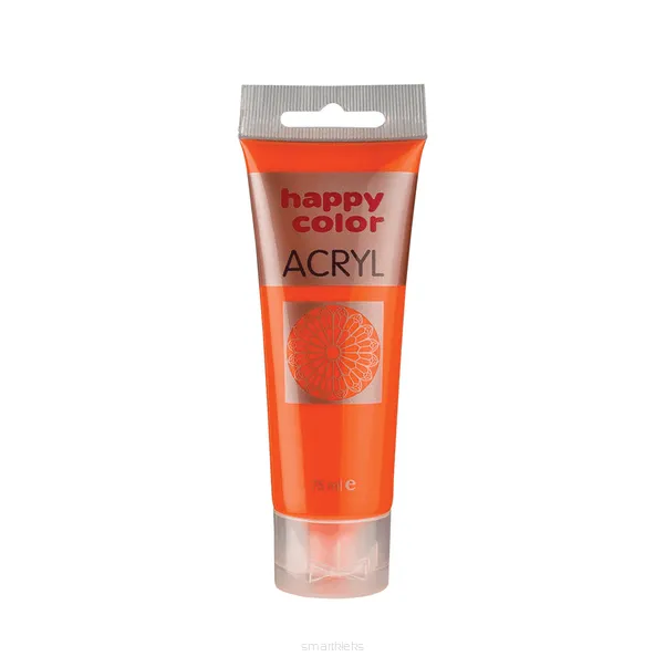 Farba Akrylowa Happy Color 75ml Pomarańczowy 4