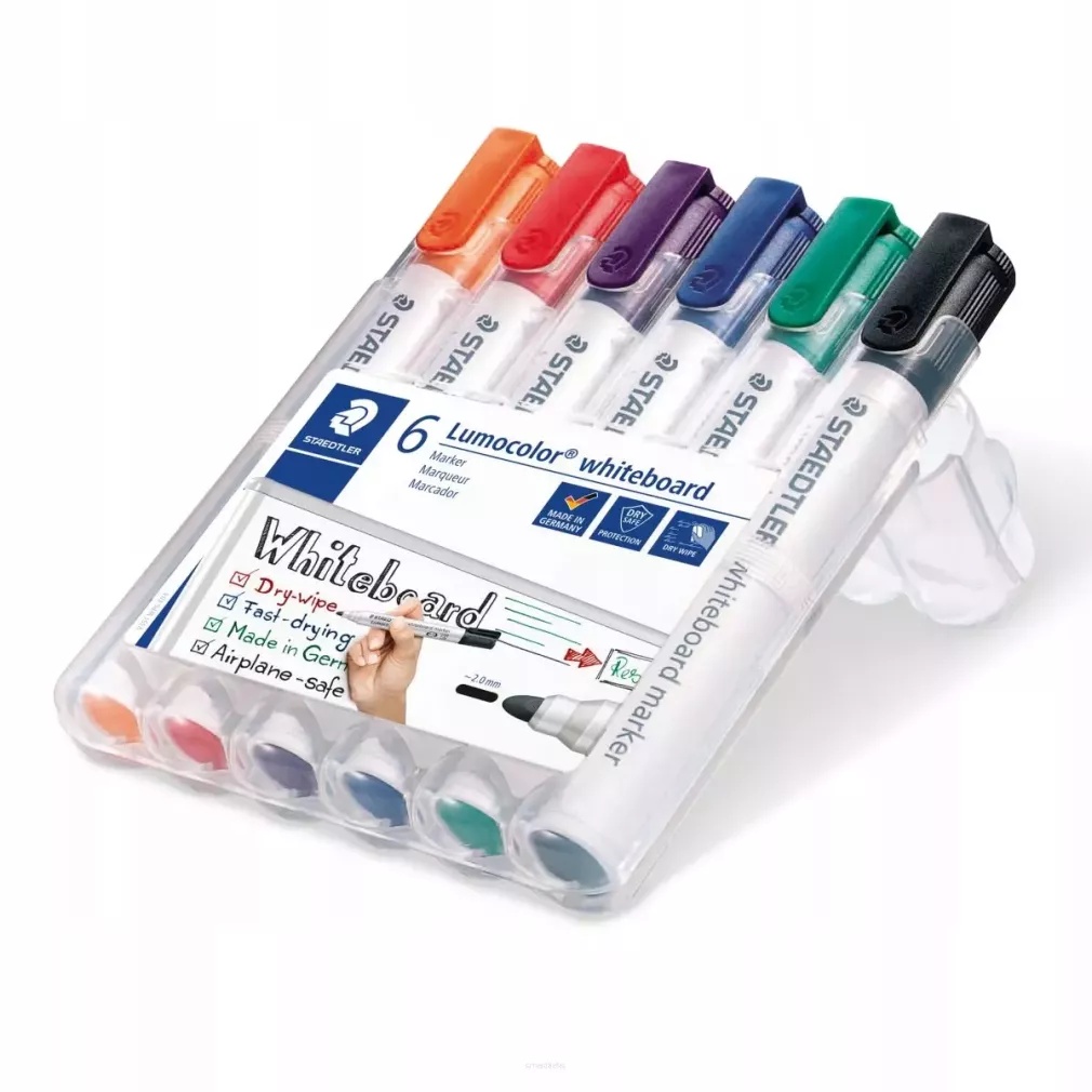 Zestaw Markerów Lumocolor Do Białych Tablic Staedtler 6 szt smartkleks.pl