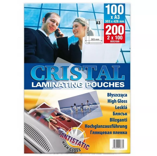 Folia Laminacyjna Błyszcząca A3 100mic smartkleks.pl