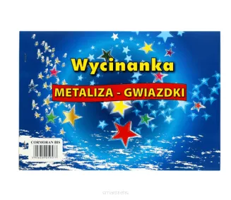 Wycinanka Metalizowana Gwiazdki A4 Cormoran Bis