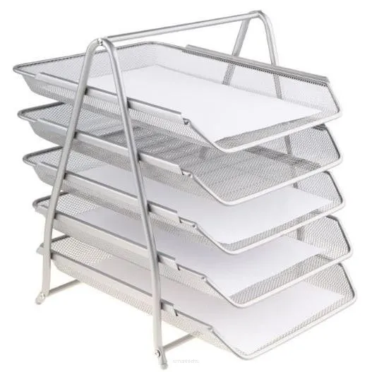 PÓŁKA NA DOKUMENTY 5A SREBRNA