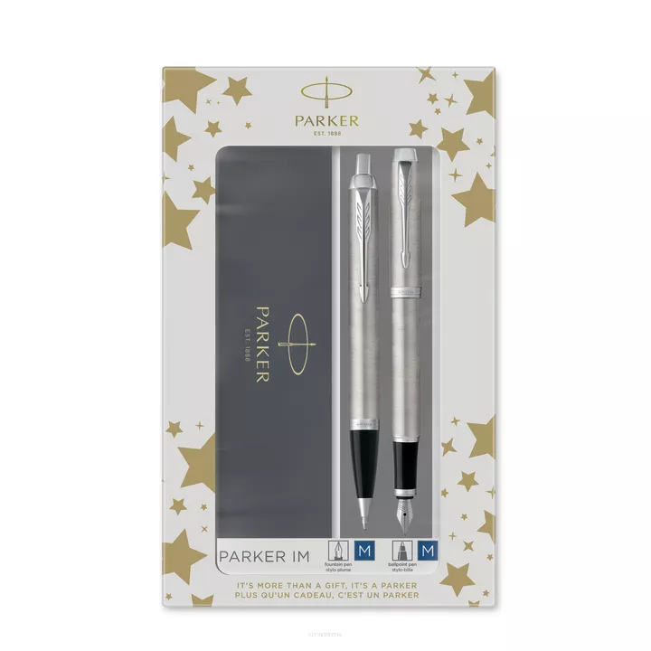 Parker IM Stainless Steel Zestaw Prezentowy DUO CT smartkleks.pl
