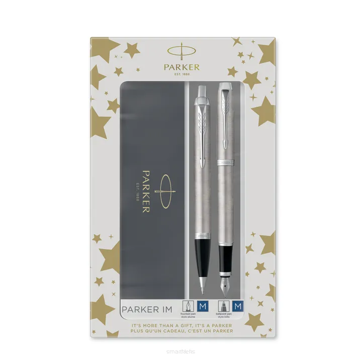 Parker IM Stainless Steel Zestaw Prezentowy DUO CT smartkleks.pl