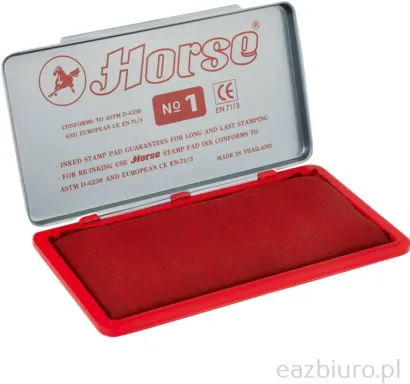 Poduszka do Stempli Horse Czerwona No.1 150x74mm