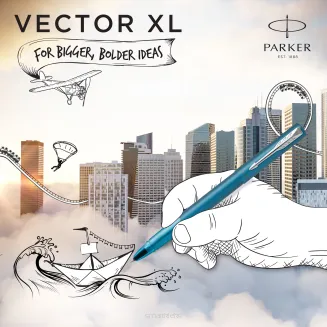 Pióro kulkowe Parker Vector XL Teal CT [2159776]