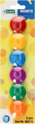 Magnesy 30MM 6sztuk mix kolorów