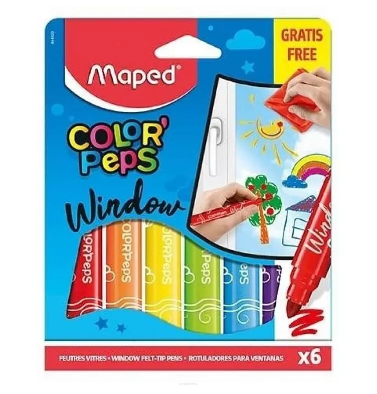 Flamastry Do Szyb Ścieralne 6sz. Maped