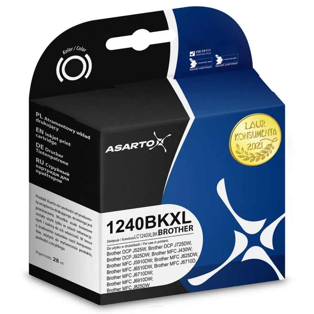 Tusz Asarto do Brother 1240BKXL
