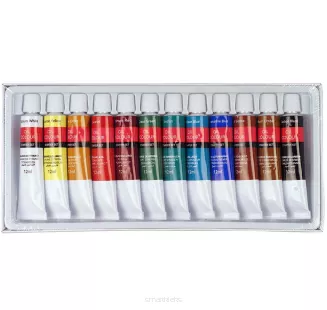 Farby Olejne New Art Zestaw 12 Kolorów 12ml