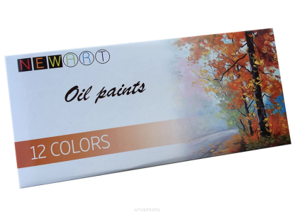 Farby Olejne New Art Zestaw 12 Kolorów 12ml