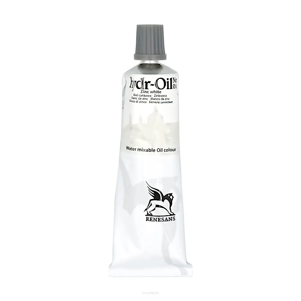 Farba Olejna Renesans Hydr-Oil 60 ml Zinc White 01 smartkleks.pl