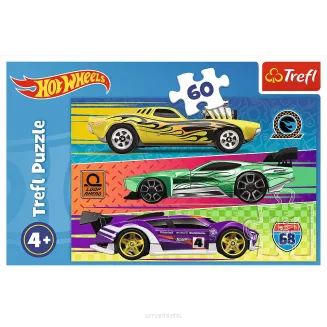 Puzzle Trefl 60 Elementów Hot Wheels, Wyścig smartkleks.pl