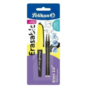 Długopis Wymazywalny Czarny Pelikan Erase 2.0 Wkłady