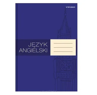 Brulion Tematyczny Angielski Top 2000 A5 80k.
