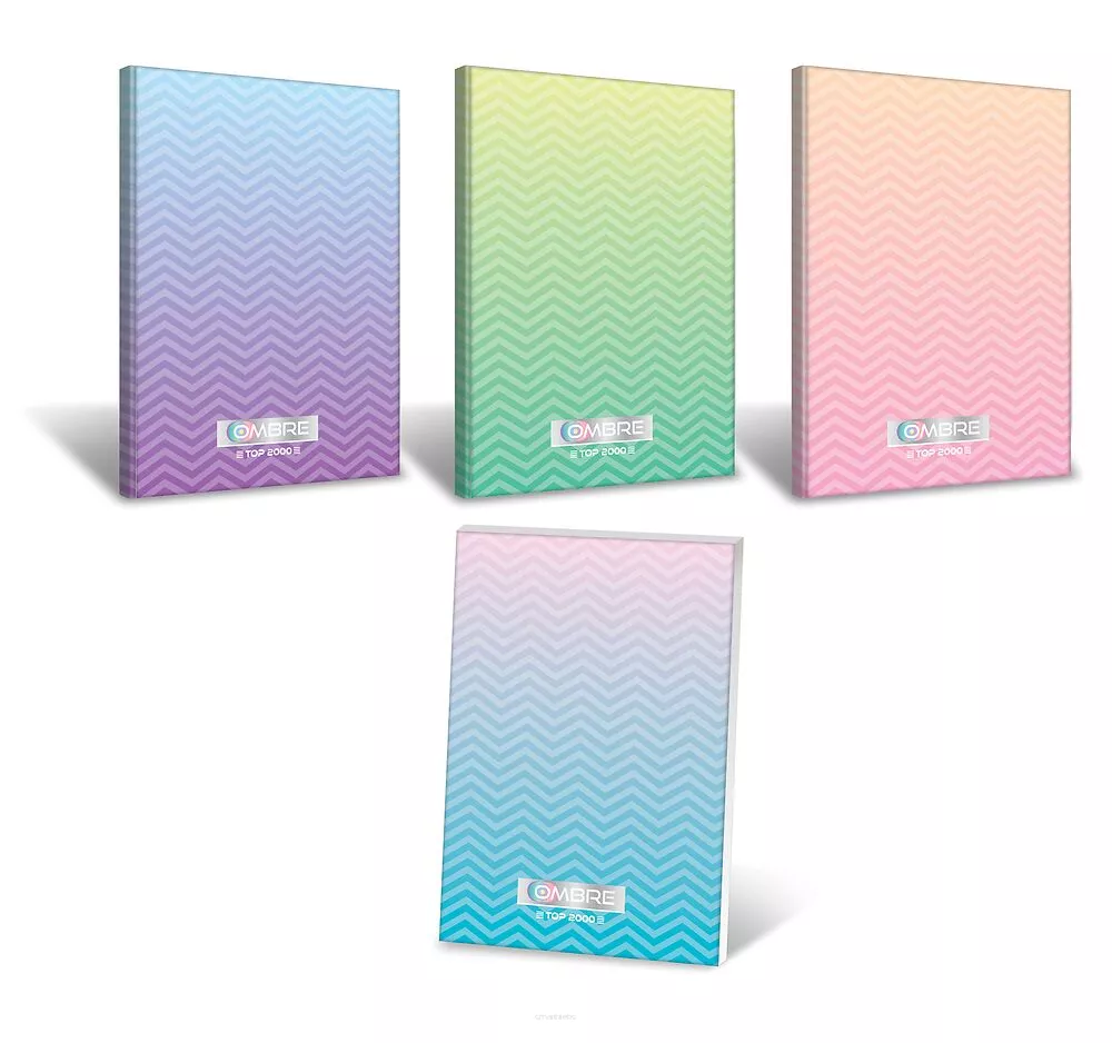 Zestaw 4x Brulion B5 160k. Krata Top 2000 Ombre smartkleks.pl