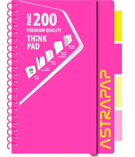 Kołozeszyt B5/200K Kratka Astra Think Pad smartkleks.pl