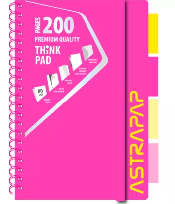 Kołozeszyt B5/200K Kratka Astra Think Pad