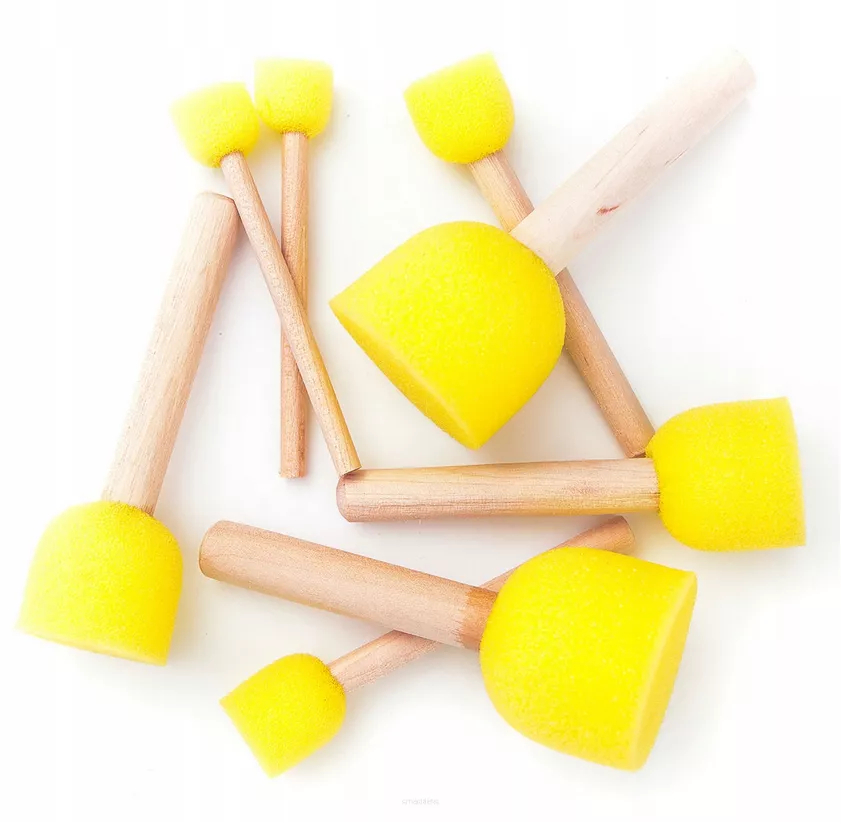 Pędzle Gąbkowe do Tapowania  8szt dp Craft