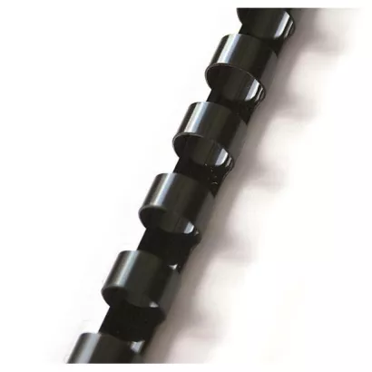 Grzbiety Plastikowe do Bindowania 8mm Czarne