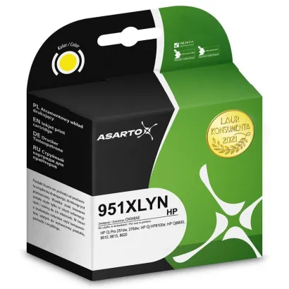 Tusz Asarto do HP 951XLYN