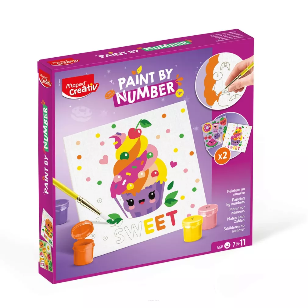 Malowanie Po Numerkach Smakołyki Sweet Maped Creativ