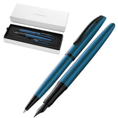 Pelikan Zestaw Jazz Noble Elegance Aqua: pióro wieczne + długopis