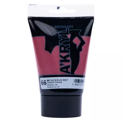 Farba Akrylowa Renesans 100ml 66 Czerwień Mikowa