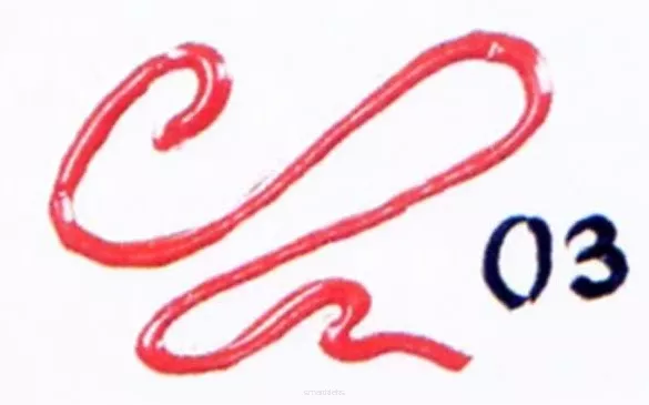 Konturówka relief Deco  Renesans Czerwona 20 ml