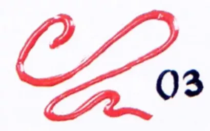 Konturówka relief Deco  Renesans Czerwona 20 ml