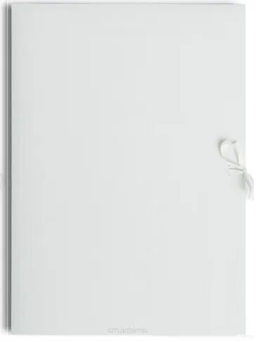 Teczka Biała Wiązana Lux A4 250g  SmartKleks.pl