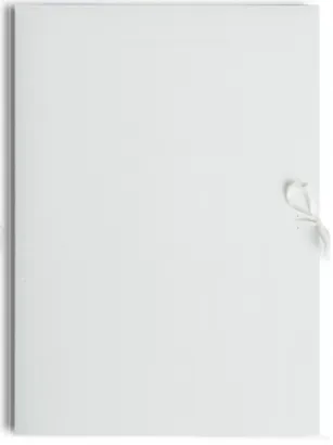 Teczka Biała Wiązana Lux A4 250g