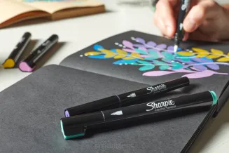 Markery Akrylowe Sharpie 12szt + serce i jajko do zdobienia - 3