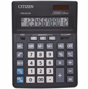 Kalkulator Citizen CDB1201-BK