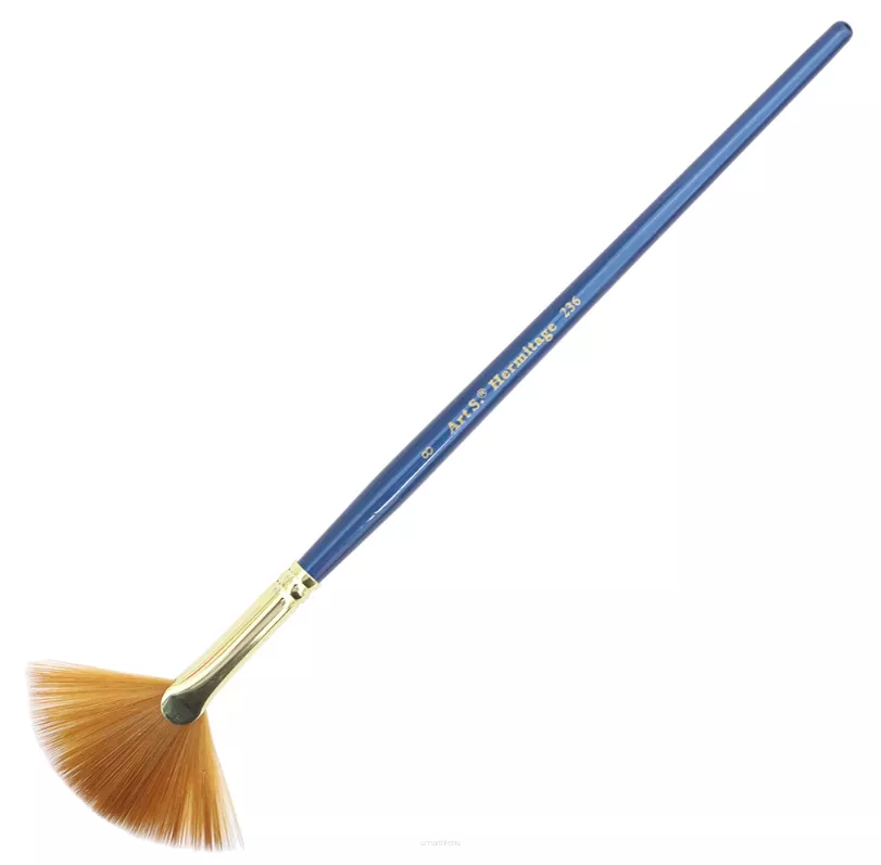 PĘDZEL SYNTETYCZNY WACHLARZ N8 Art SHermitage 236