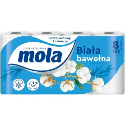 MOLA PAPIER BAWEŁNIANA BIEL BIAŁY