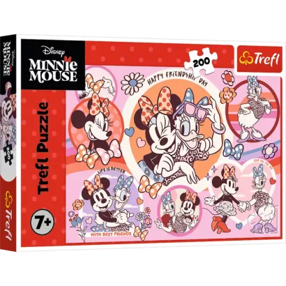 Puzzle Trefl 200 Elementów Zwyczaje Myszki Minnie